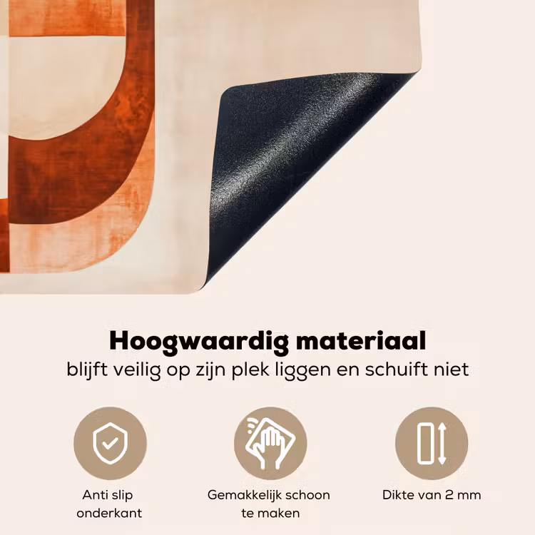 Illustratie - Abstract - Vormen - Rood Inductie beschemer met haakjes klein -ky-onderkant-nl
