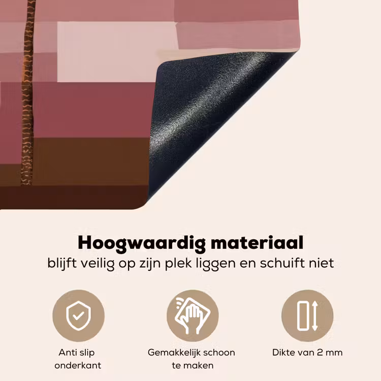 Illustratie - Bloemen - Vlakken - Abstract Inductie beschemer met haakjes klein -ky-onderkant-nl