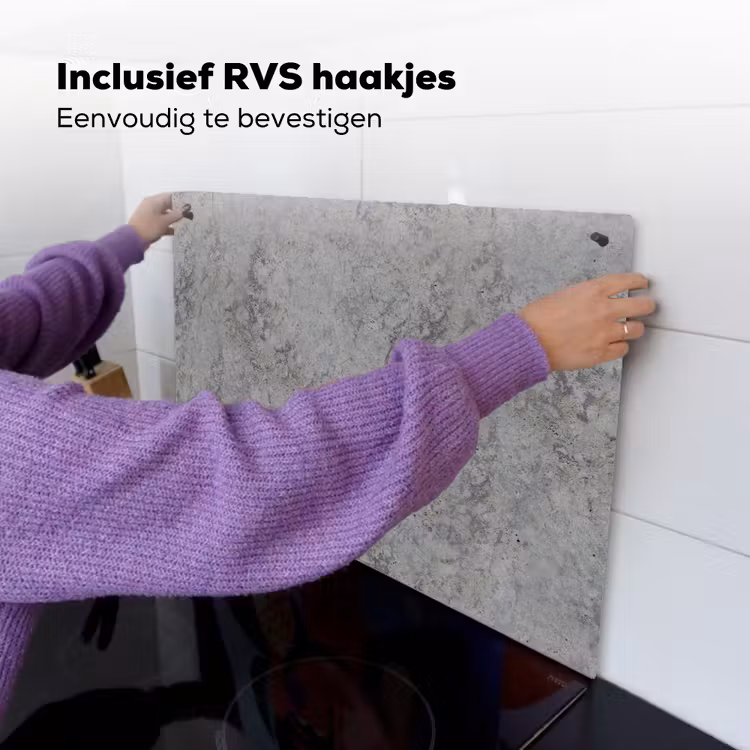 Industrieel - Beton - Patronen Inductie beschemer met haakjes klein 777 -ky-ophangen-nl