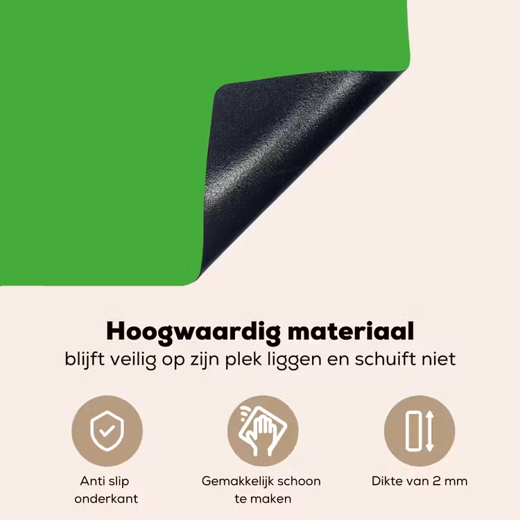 Kelly - Green - Groen Inductie beschemer met haakjes klein 777 -ky-onderkant-nl