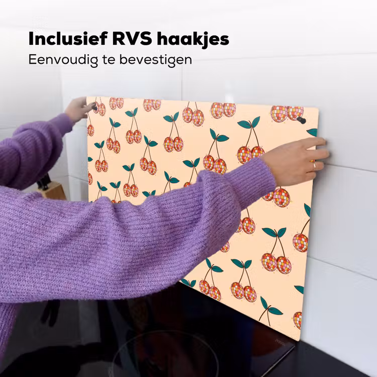 Kers - Disco - Patroon Inductie beschemer met haakjes klein 777 -ky-ophangen-nl
