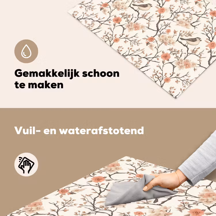 Kersenbloesem - Mus - Roze Inductie beschemer met haakjes klein 777 -ky-schoon-nl