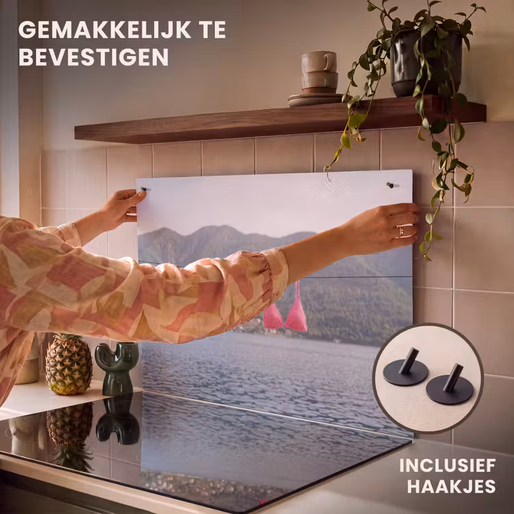 Kleding - Badkleding - Waslijn - Zomer - Roze Inductie beschemer met haakjes klein -ky-ophangen-nl