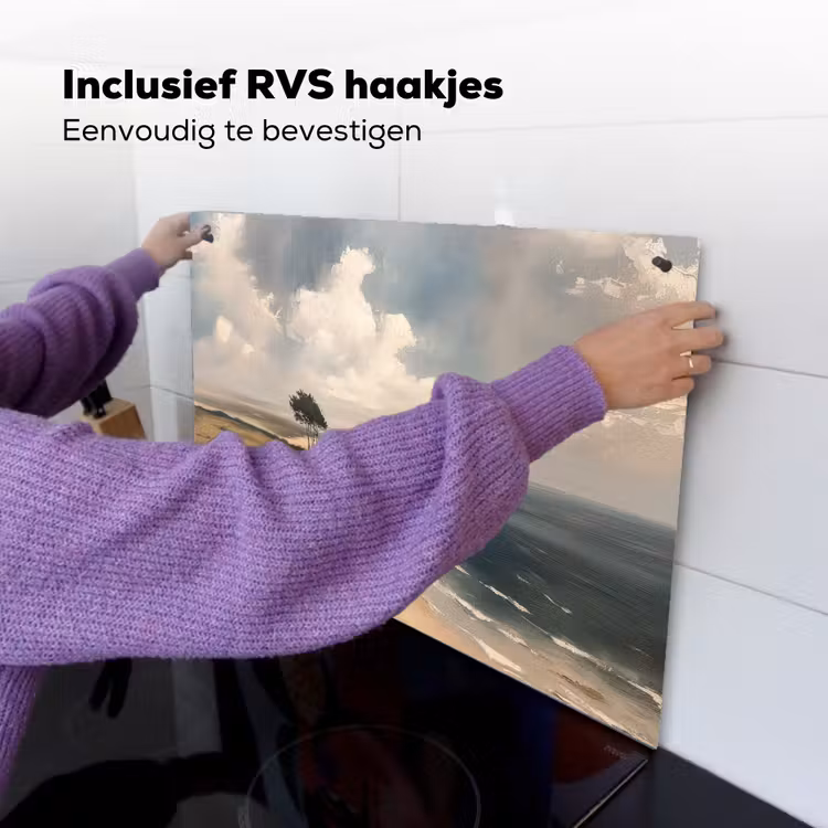 Klif - Zee - Boom Inductie beschemer met haakjes klein -ky-ophangen-nl