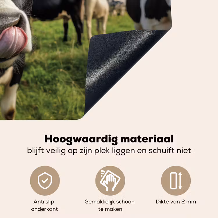Koe - Tong - Weide Inductie beschemer met haakjes klein -ky-onderkant-nl