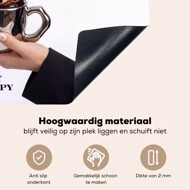 Koffie - Mok - Kan - Therapie Inductie beschemer met haakjes klein -ky-onderkant-nl