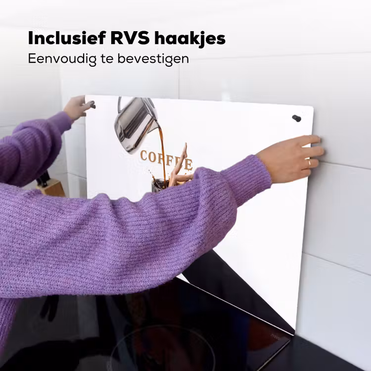 Koffie - Mok - Kan - Therapie Inductie beschemer met haakjes klein -ky-ophangen-nl