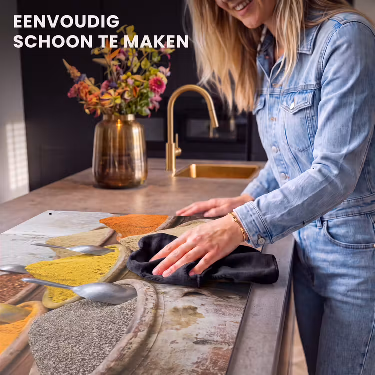 Inductiebeschermer & spatscherm (2in1) - Kruiden - Potten - Oosters - Kruiden - Potten - Oosters Inductie beschemer met haakjes klein