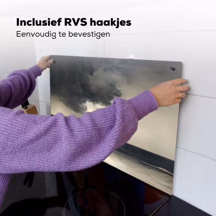 Kust - Golven - Rots - Storm Inductie beschemer met haakjes klein -ky-ophangen-nl