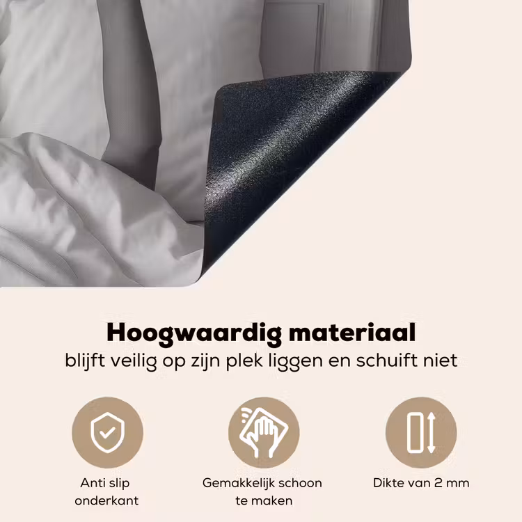 Lakens - Armen - Wijn - Glas Inductie beschemer met haakjes klein -ky-onderkant-nl