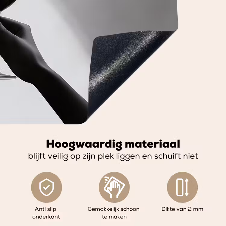 Lichtinval - Wijn - Rood - Glas Inductie beschemer met haakjes klein -ky-onderkant-nl