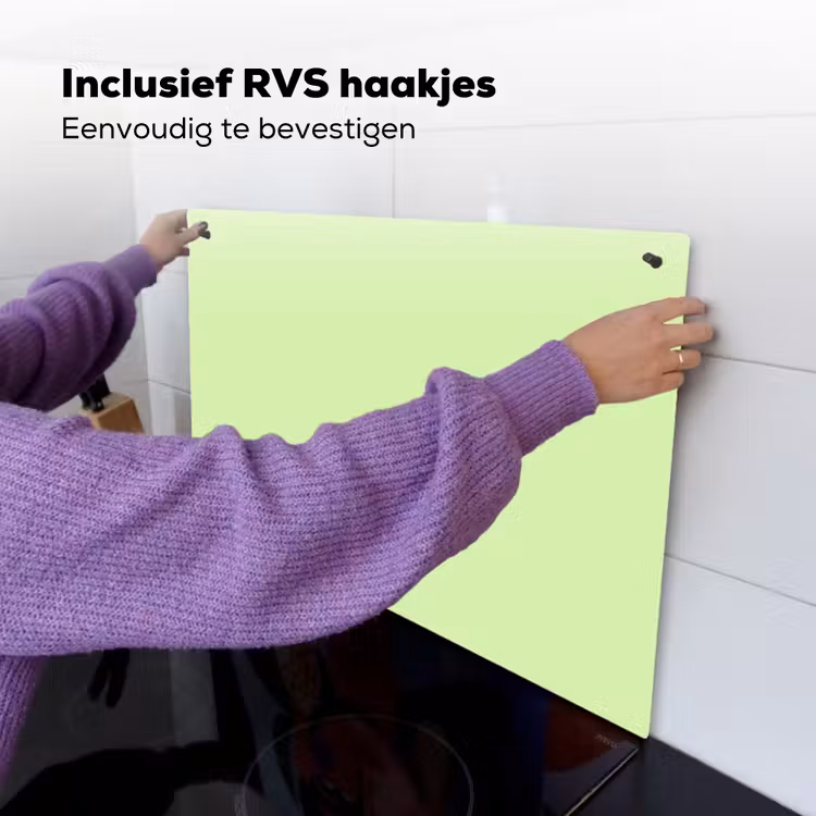 Light - Lime - Groen Inductie beschemer met haakjes klein 777 -ky-ophangen-nl