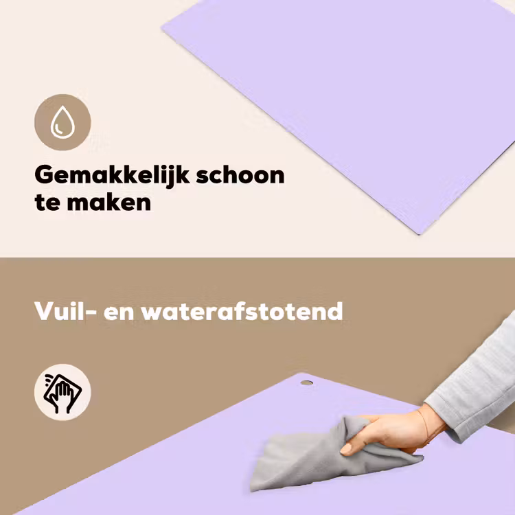 Light - Orchid - Paars Inductie beschemer met haakjes klein 777 -ky-schoon-nl