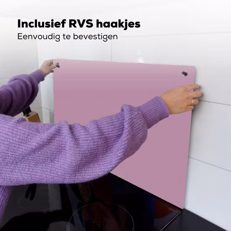 Lilac - Paars - Mauve Inductie beschemer met haakjes klein 777 -ky-ophangen-nl