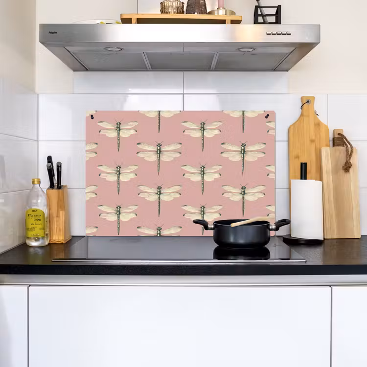 Lillibellen - Patroon - Roze Inductie beschemer met haakjes klein 777 -sfeer2