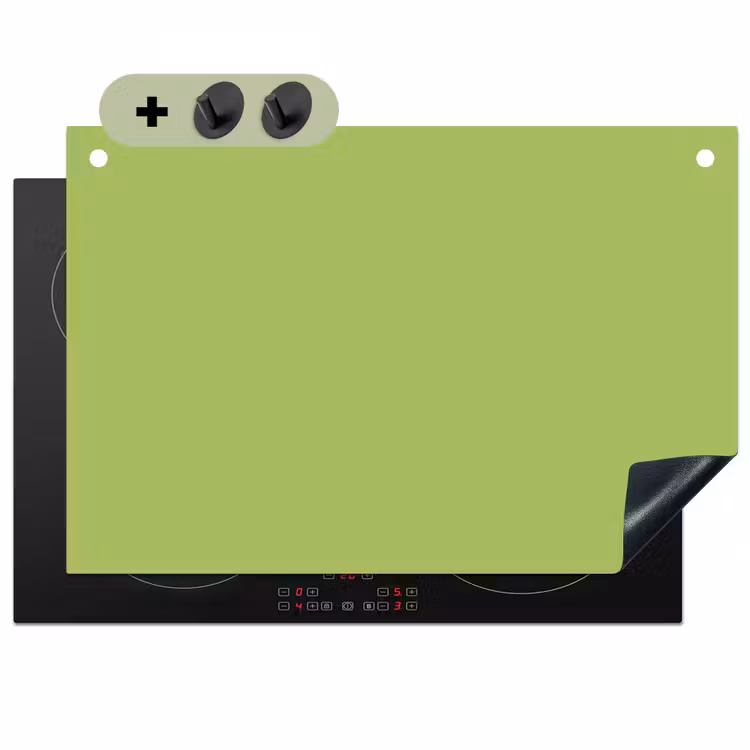 Lime - Glow - Groen Inductie beschemer met haakjes klein 777 -3d
