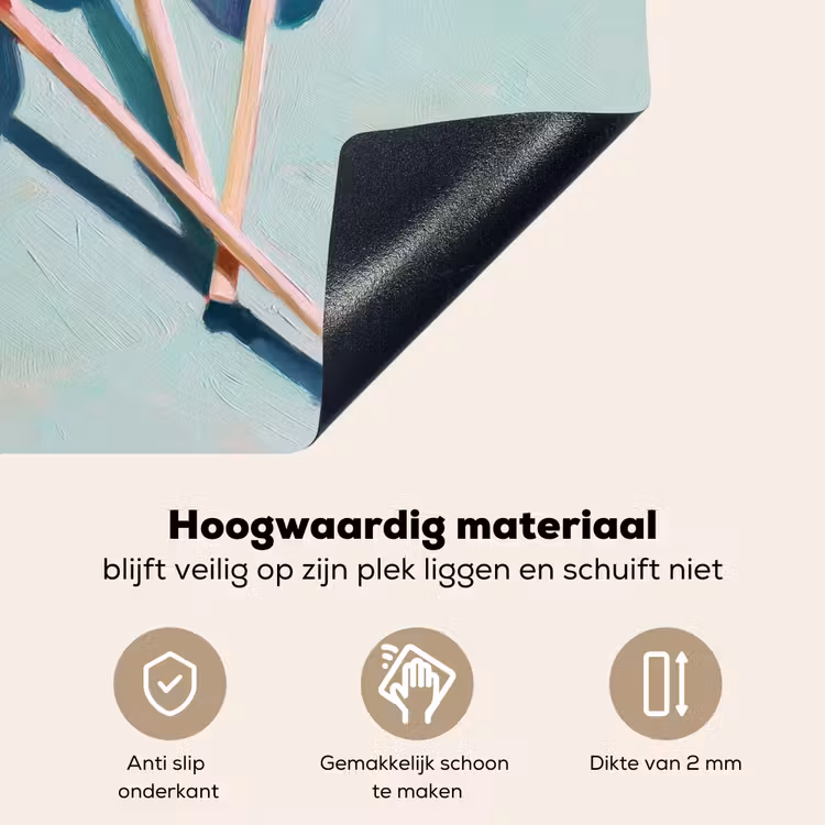 Lollys - Schaduw - Drie - Blauw Inductie beschemer met haakjes middel -ky-onderkant-nl