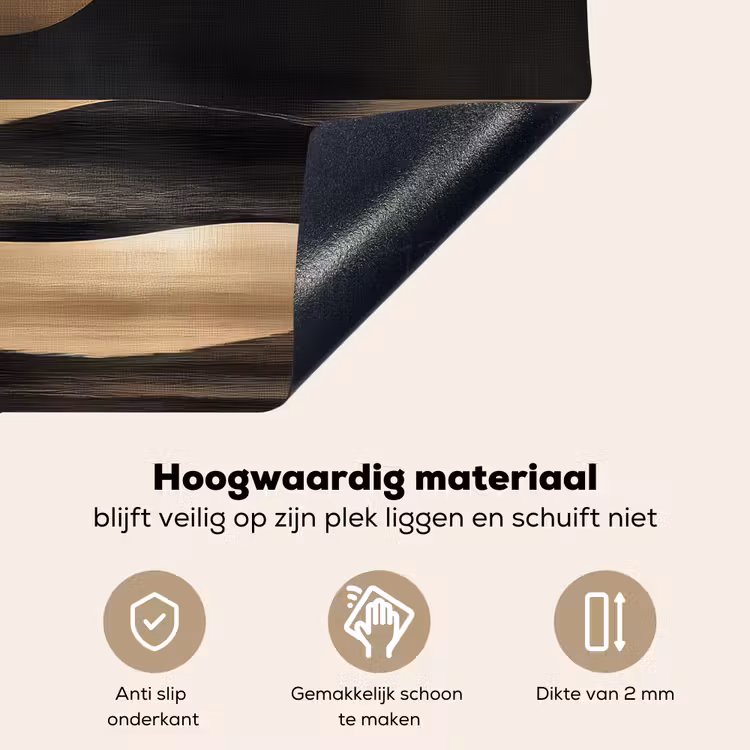 Maan - Cirkel - Goud Inductie beschemer met haakjes klein -ky-onderkant-nl