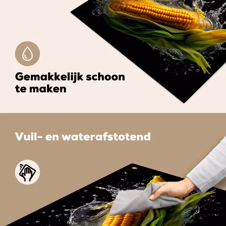 Maïs - Groente - Planten - Zwart - Water Inductie beschemer met haakjes middel -ky-schoon-nl
