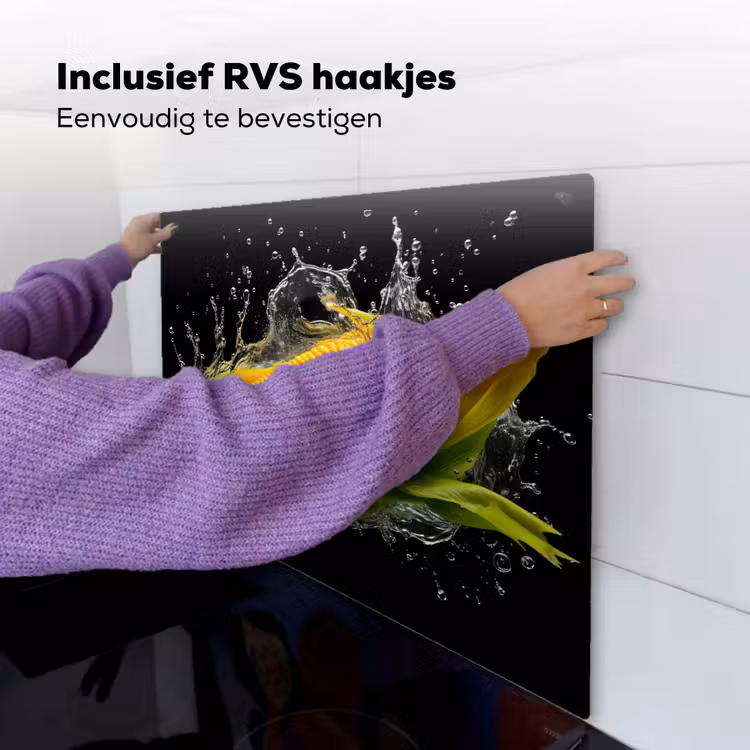 Maïs - Groente - Planten - Zwart - Water Inductie beschemer met haakjes middel -ky-ophangen-nl