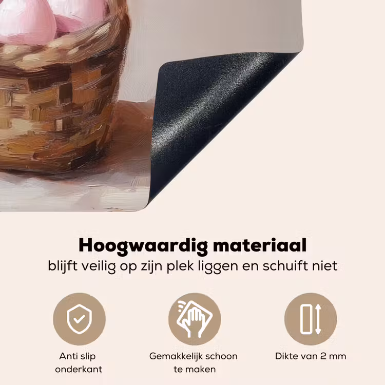 Mand - Eieren - Roze Inductie beschemer met haakjes klein -ky-onderkant-nl