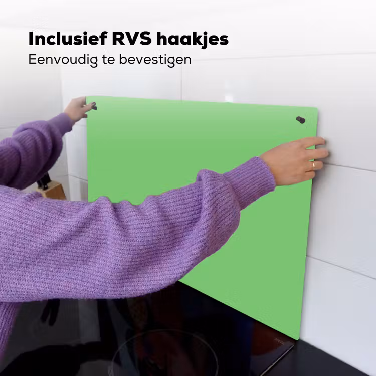 Meadow - Green - Groen Inductie beschemer met haakjes klein 777 -ky-ophangen-nl