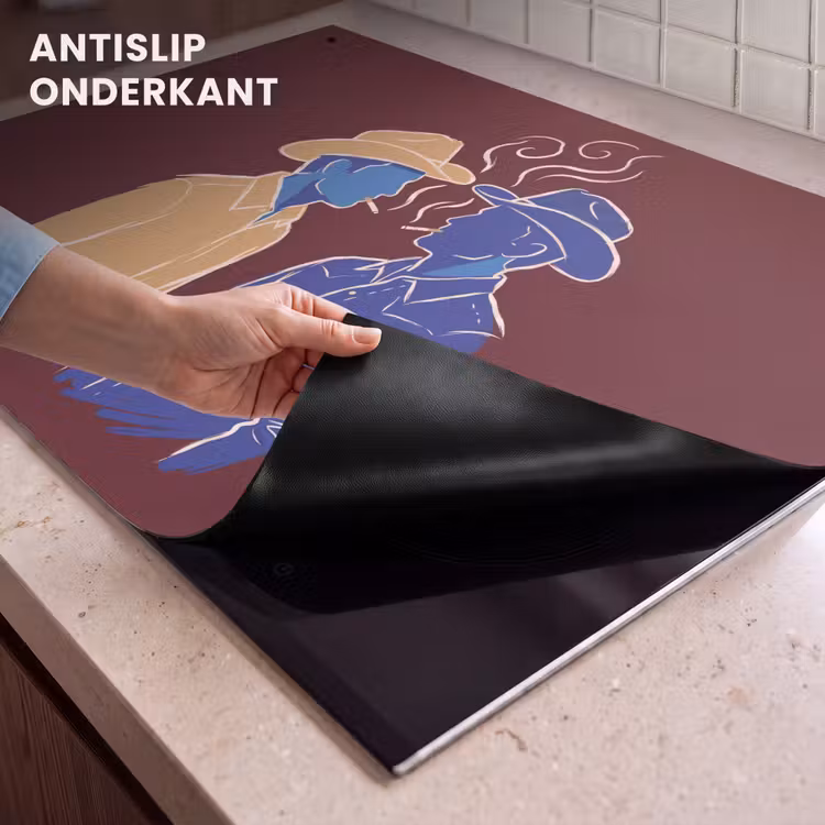 Mensen - Profiel - Sigaret - Abstract - Kunst Inductie beschemer met haakjes klein -ky-onderkant-nl