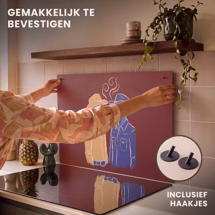 Mensen - Profiel - Sigaret - Abstract - Kunst Inductie beschemer met haakjes klein -ky-ophangen-nl