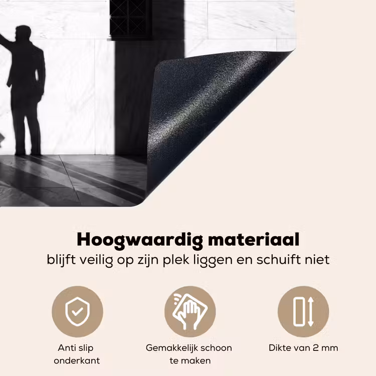 Mensen - Schaduw - Dans - Zwart-wit - Liefde Inductie beschemer met haakjes klein -ky-onderkant-nl