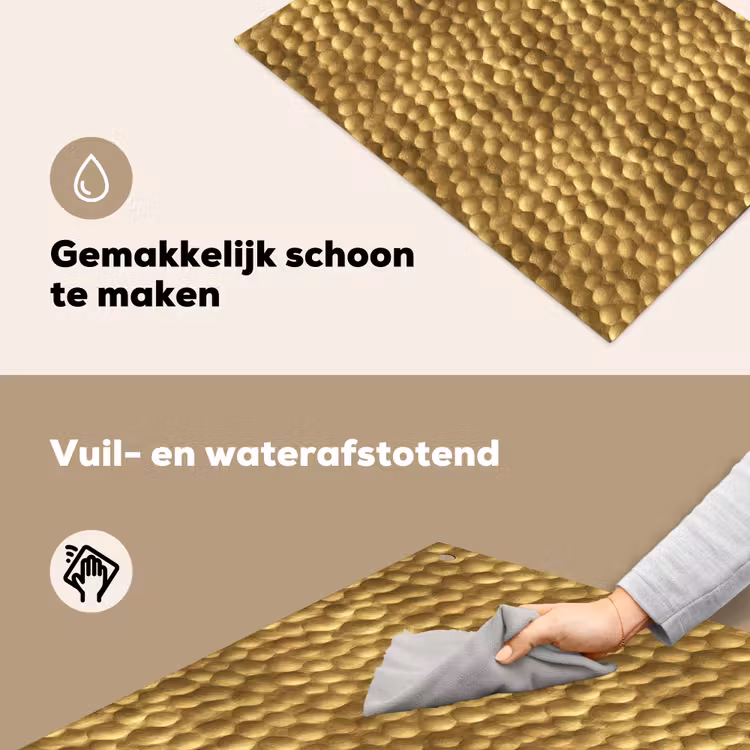 Metaal - Dynamisch - Goud Inductie beschemer met haakjes klein 777 -ky-schoon-nl