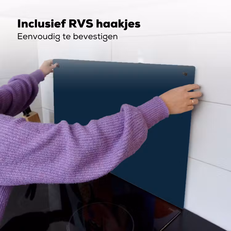 Midnight - Blue - Blauw Inductie beschemer met haakjes klein 777 -ky-ophangen-nl