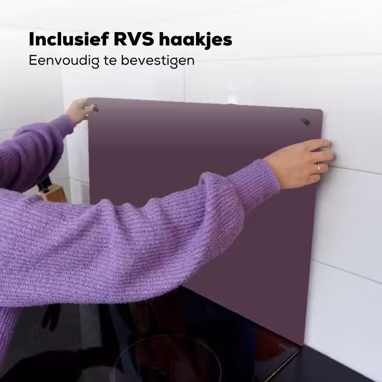 Midnight - Plum - Paars Inductie beschemer met haakjes klein 777 -ky-ophangen-nl