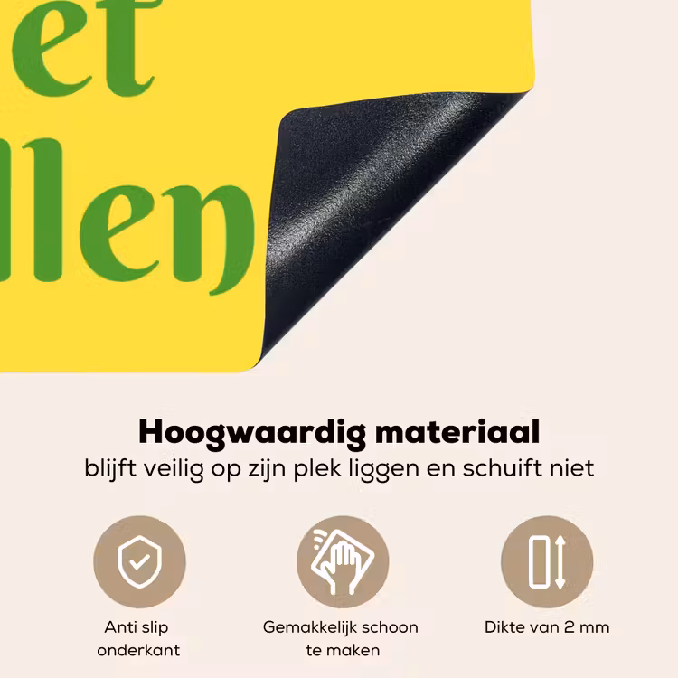 Mij niet bellen - Telefoon - Geel Inductie beschemer met haakjes klein -ky-onderkant-nl
