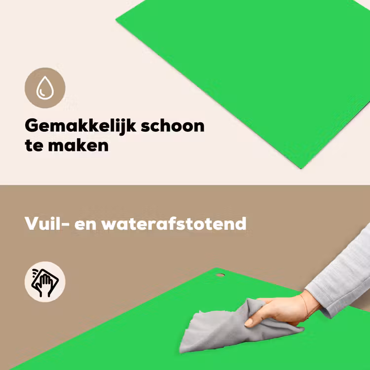 Mint - Green - Groen Inductie beschemer met haakjes klein 777 -ky-schoon-nl