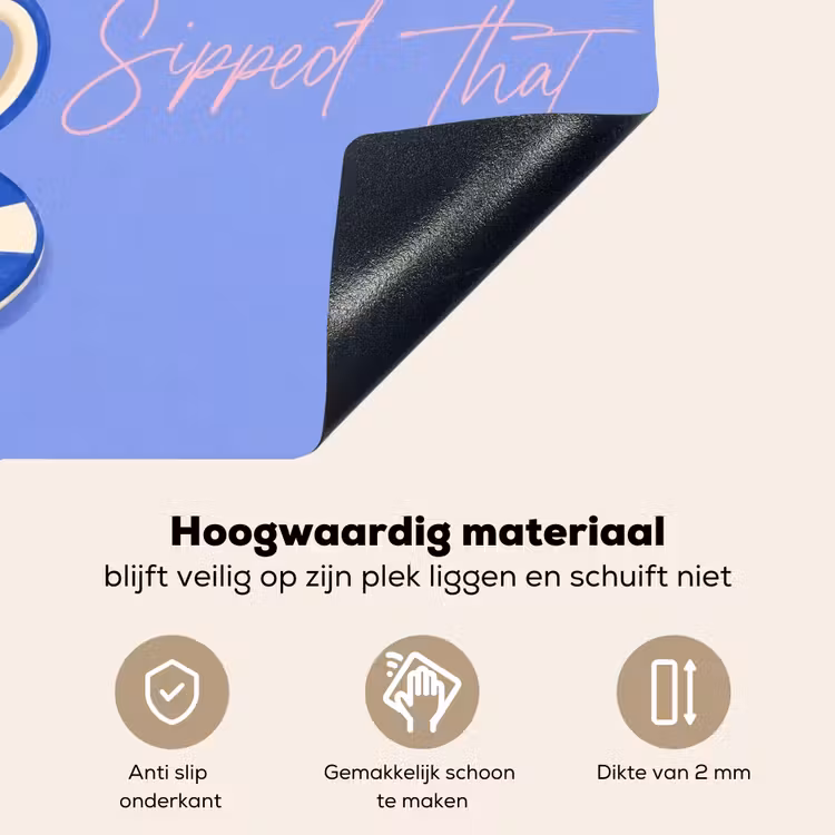 Mok - Koffie - Vrouw - Paars Inductie beschemer met haakjes klein -ky-onderkant-nl