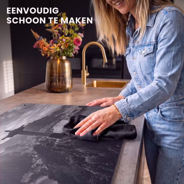 Monument - Stadsgezicht - Landschap - Zwart-wit Inductie beschemer met haakjes klein -ky-schoon-nl