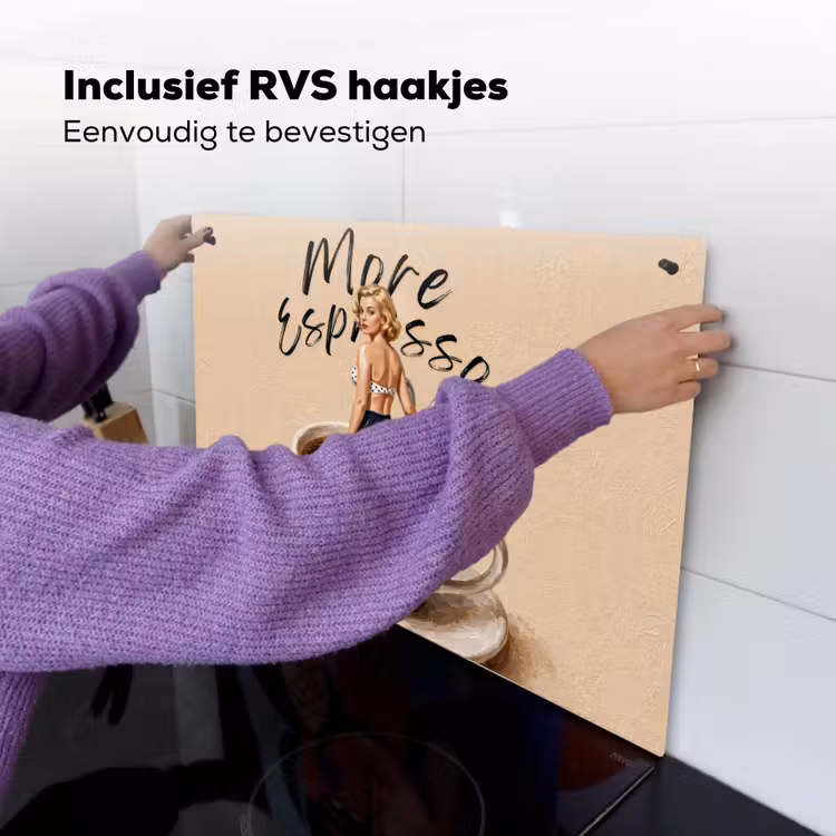 More espresso - Koffie - Eend Inductie beschemer met haakjes klein -ky-ophangen-nl