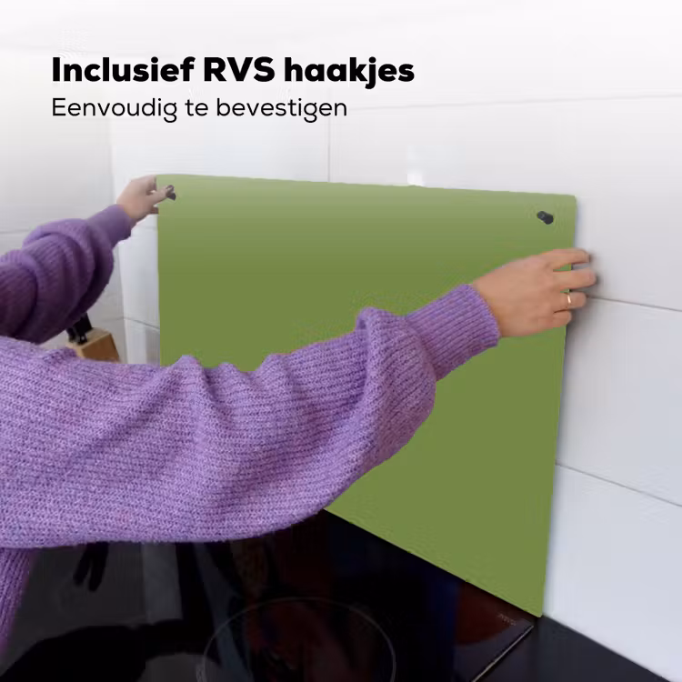 Moss - Green - Groen Inductie beschemer met haakjes klein 777 -ky-ophangen-nl