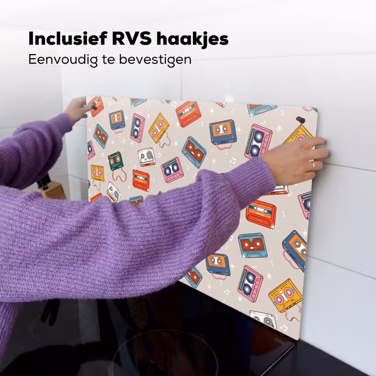 Muziek - Cassette - Patroon Inductie beschemer met haakjes klein 777 -ky-ophangen-nl