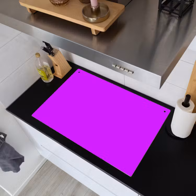 Neon - Orchid - Paars Inductie beschemer met haakjes klein 777 -sfeer1