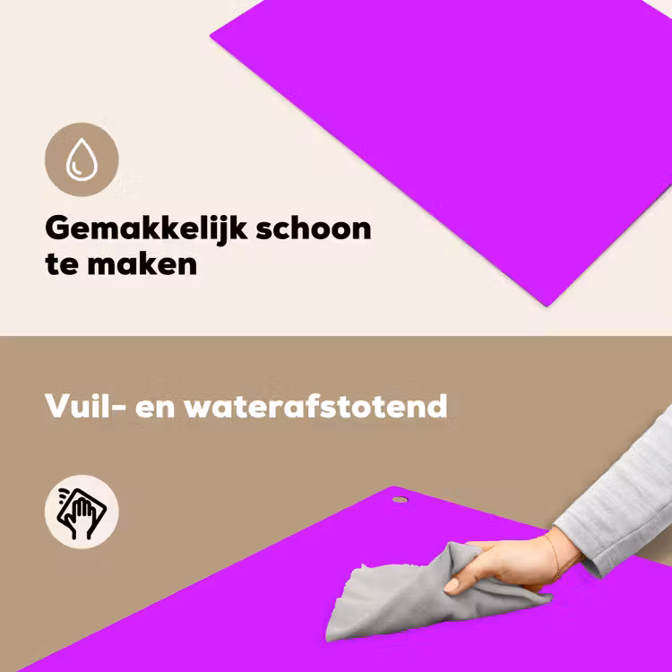 Neon - Orchid - Paars Inductie beschemer met haakjes klein 777 -ky-schoon-nl