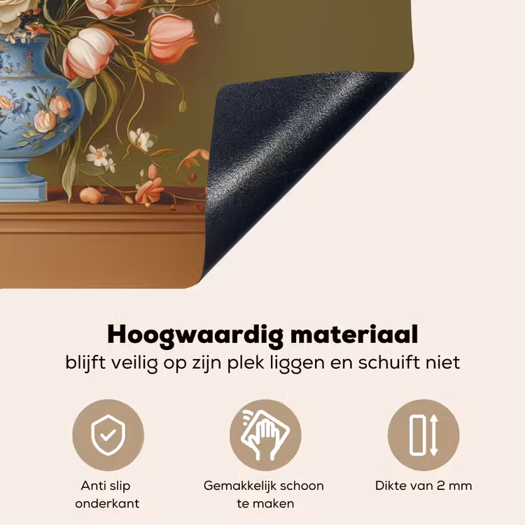 Neutral - Bloemen - Boeket - Vaas Inductie beschemer met haakjes klein -ky-onderkant-nl