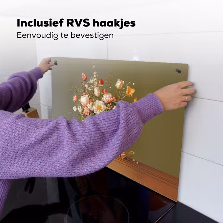 Neutral - Bloemen - Boeket - Vaas Inductie beschemer met haakjes klein -ky-ophangen-nl