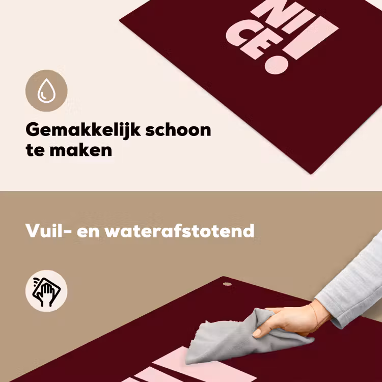 Nice - Uitroepteken - Rood Inductie beschemer met haakjes klein -ky-schoon-nl