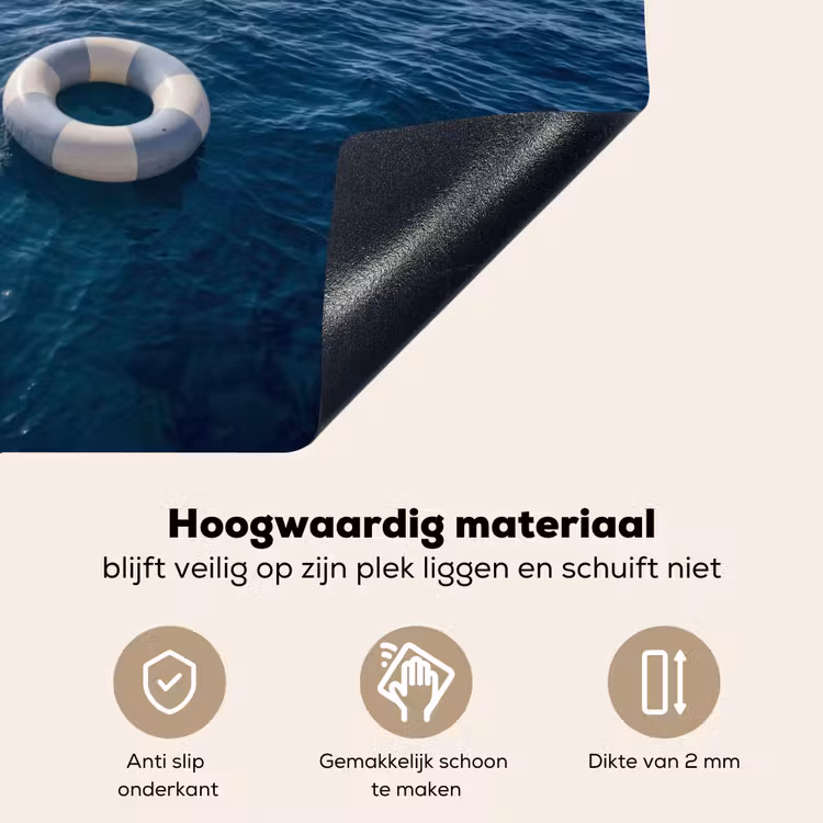 Oceaan - Zwemband - Horizon Inductie beschemer met haakjes klein -ky-onderkant-nl