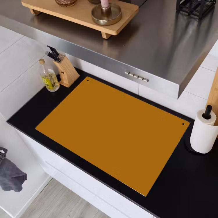 Ocre - Gold - Geel Inductie beschemer met haakjes klein 777 -sfeer1