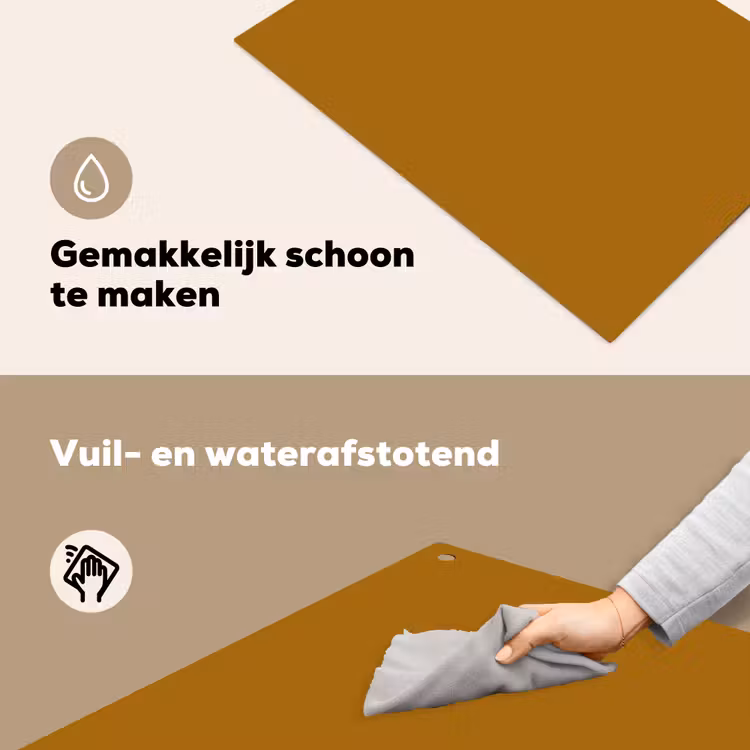 Ocre - Gold - Geel Inductie beschemer met haakjes klein 777 -ky-schoon-nl