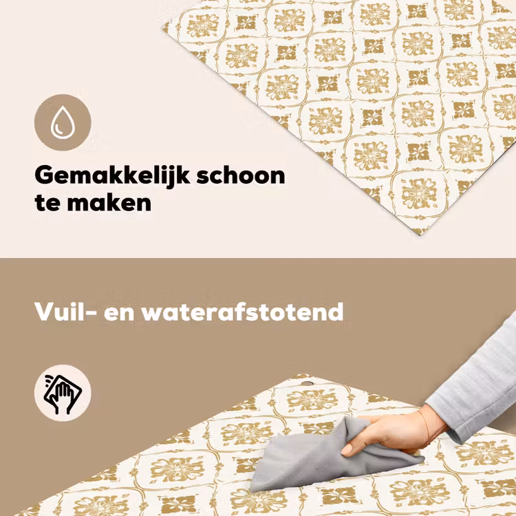 Ornament - Klassiek - Goud Inductie beschemer met haakjes klein 777 -ky-schoon-nl
