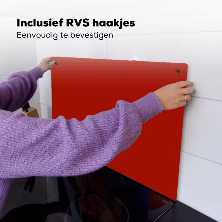 Oxblood - Maroon - Rood Inductie beschemer met haakjes klein 777 -ky-ophangen-nl
