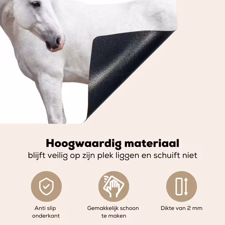 Paard - Modern - Balans Inductie beschemer met haakjes klein -ky-onderkant-nl